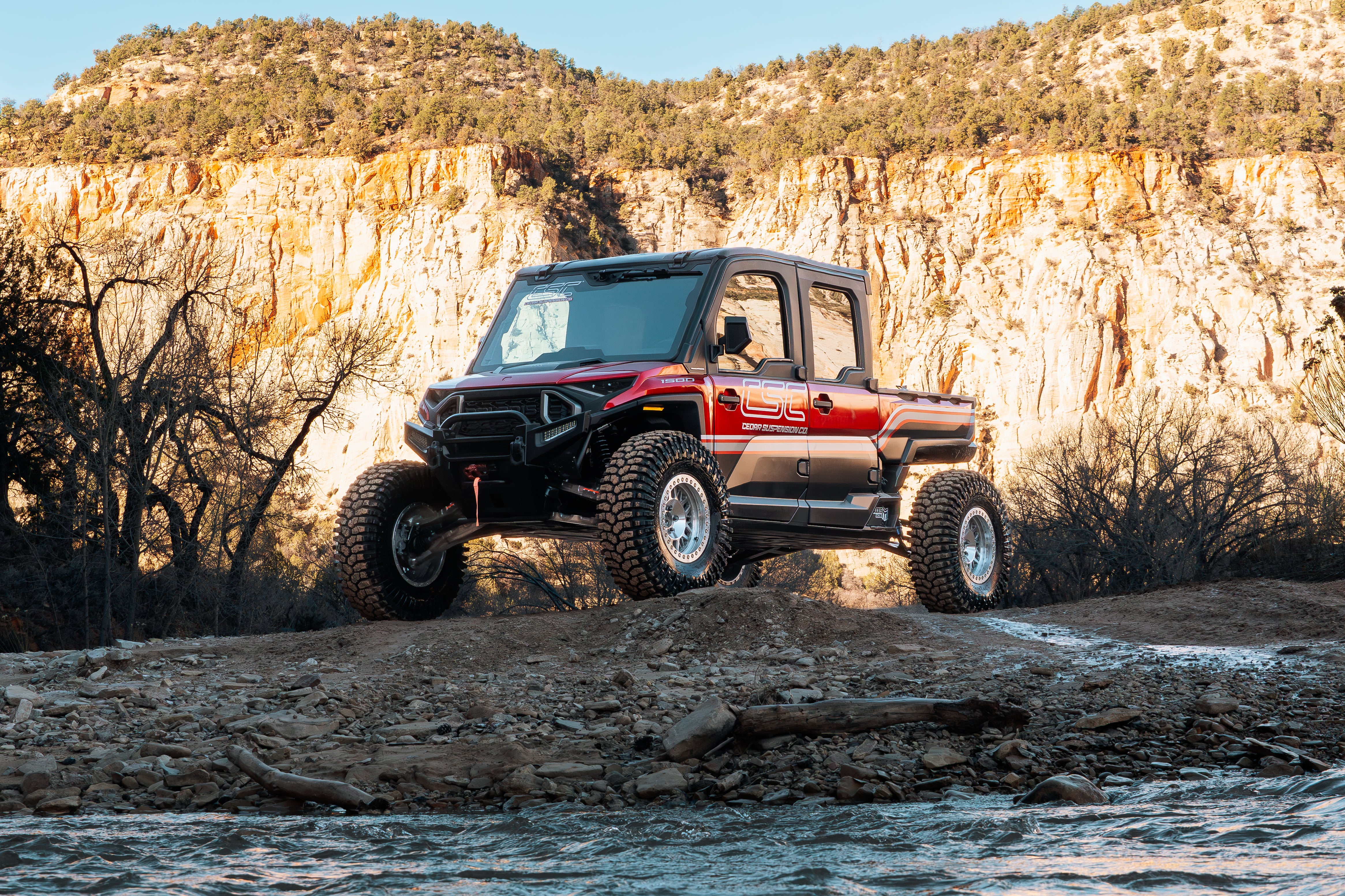 Polaris Ranger XD 1500 72" Mid Travel Suspension Kit