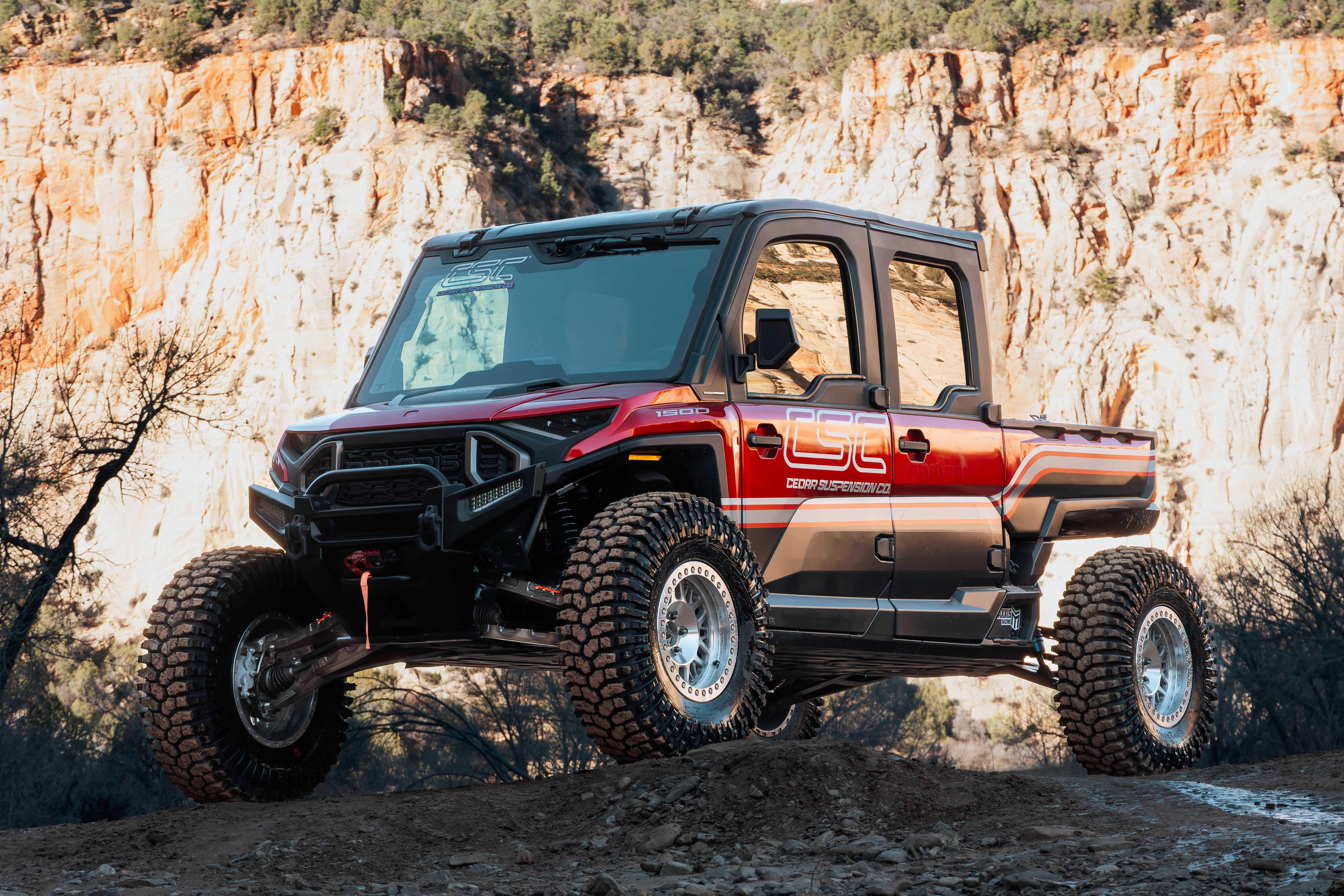 Polaris Ranger XD 1500 72" Mid Travel Suspension Kit